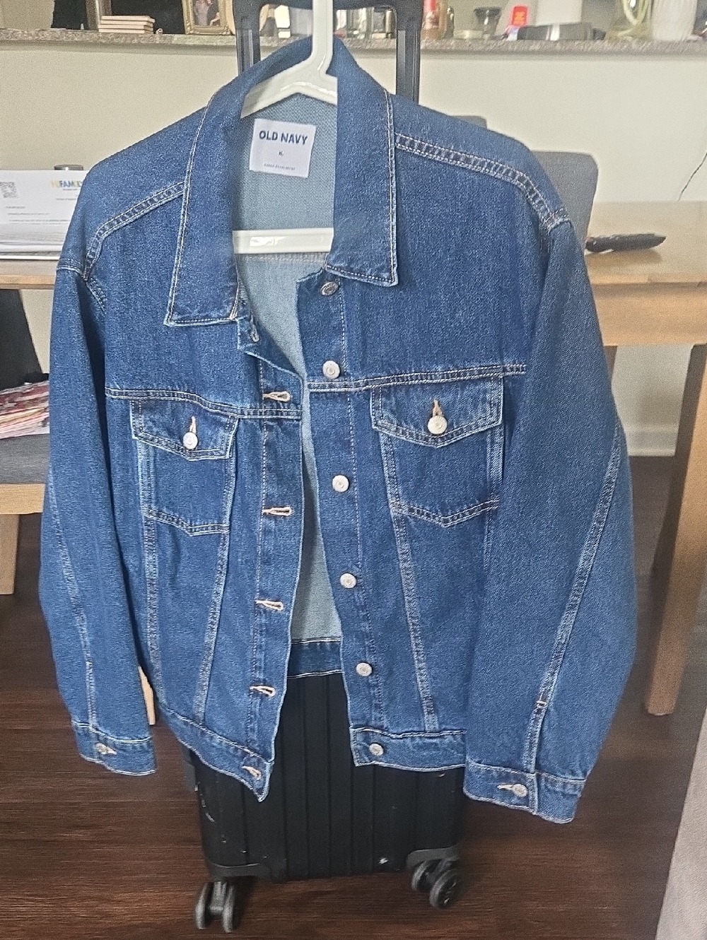 Denim Jacket- Silver Buttons